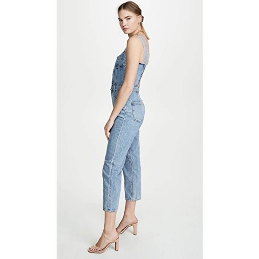 AGOLDE Ingrid Denim Jumpsuit Size 29 Vintage Inspired‎ 80s 90s 6 M Medium - Picture 3 of 9